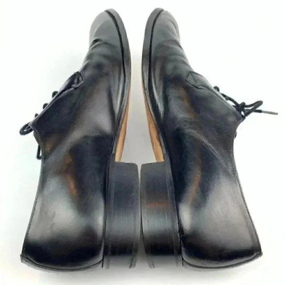 Vintage Halston men’s oxfords 10 Italian leather - Picture 4 of 8